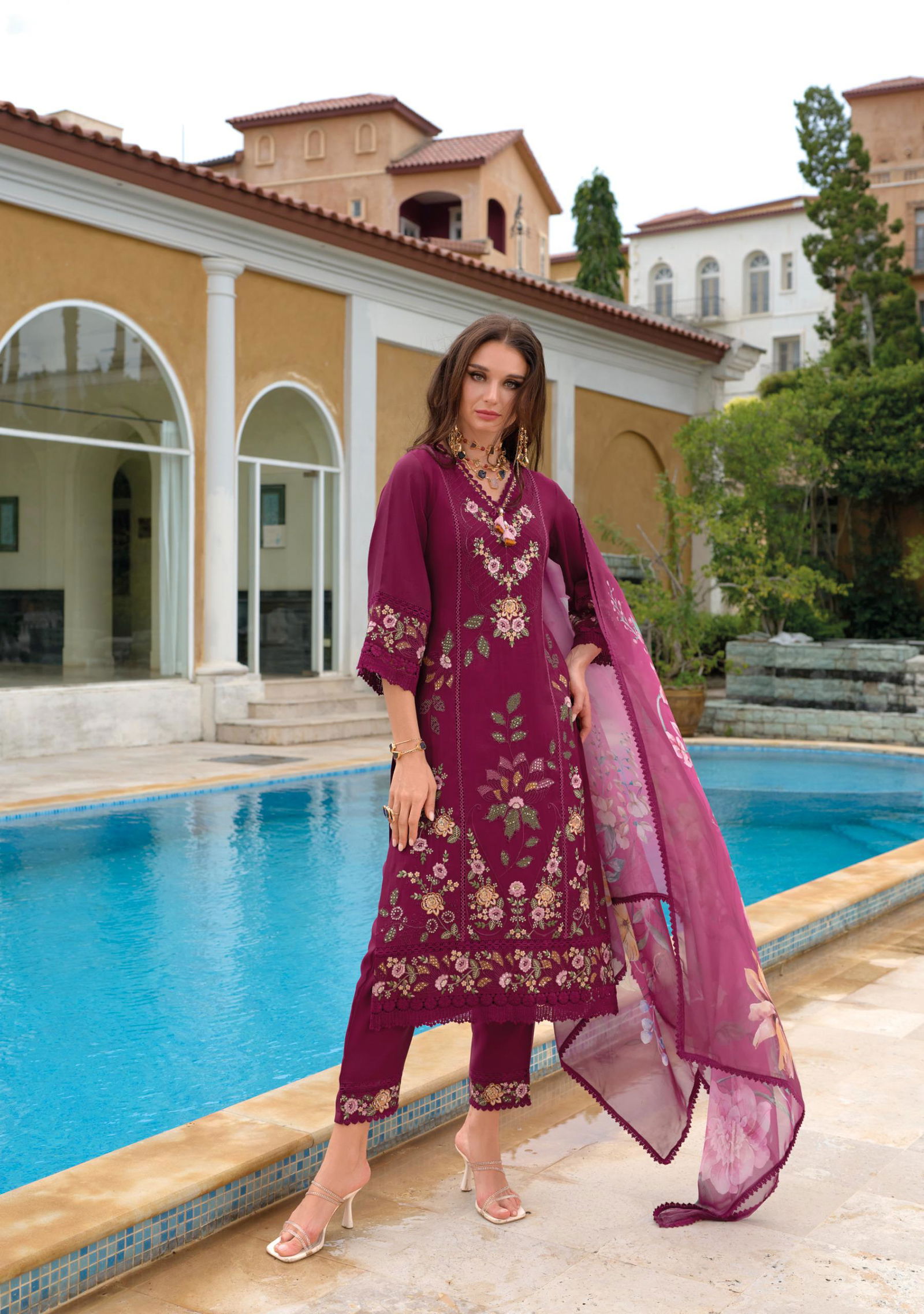 Sifaara Vol 2 By Kailee Viscose Muslin Pakistani Readymade Suits Wholesale Online